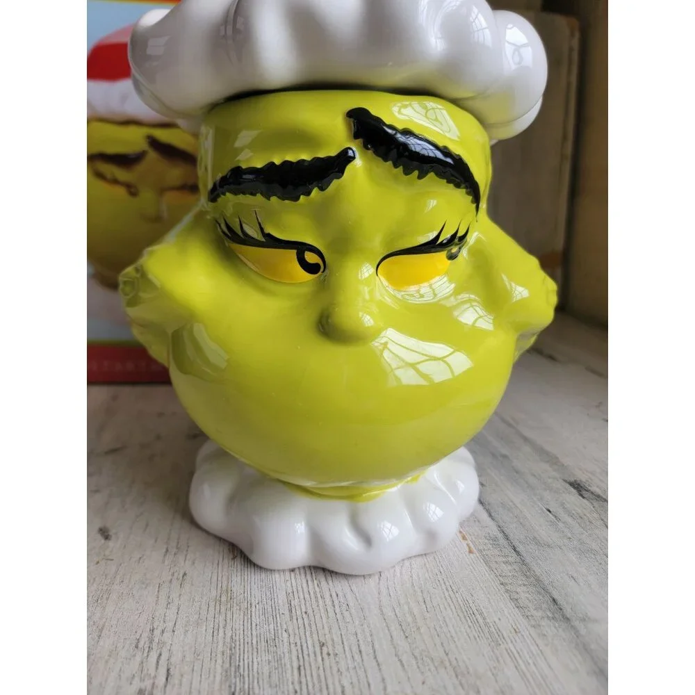 Dept 56 Feelin' Grinchy cookie jar collectible‎ Unique home decor